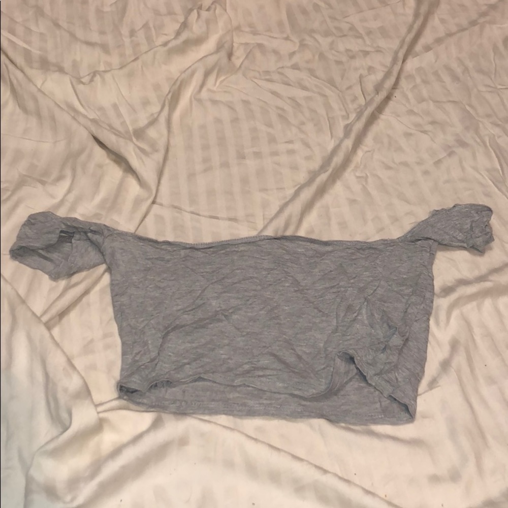 Off the shoulder crop top